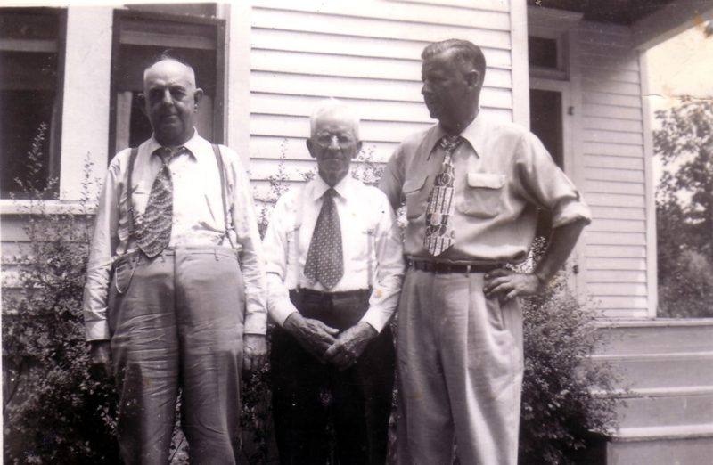 Dick & Jimmy Hankins with Will McCauley (center)
