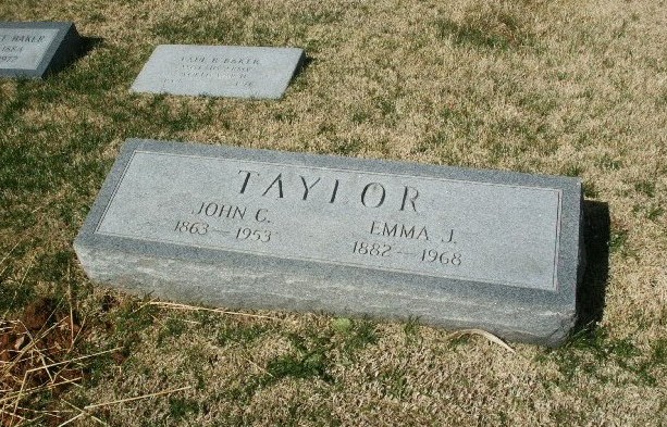 John & Emma Jane's headstone