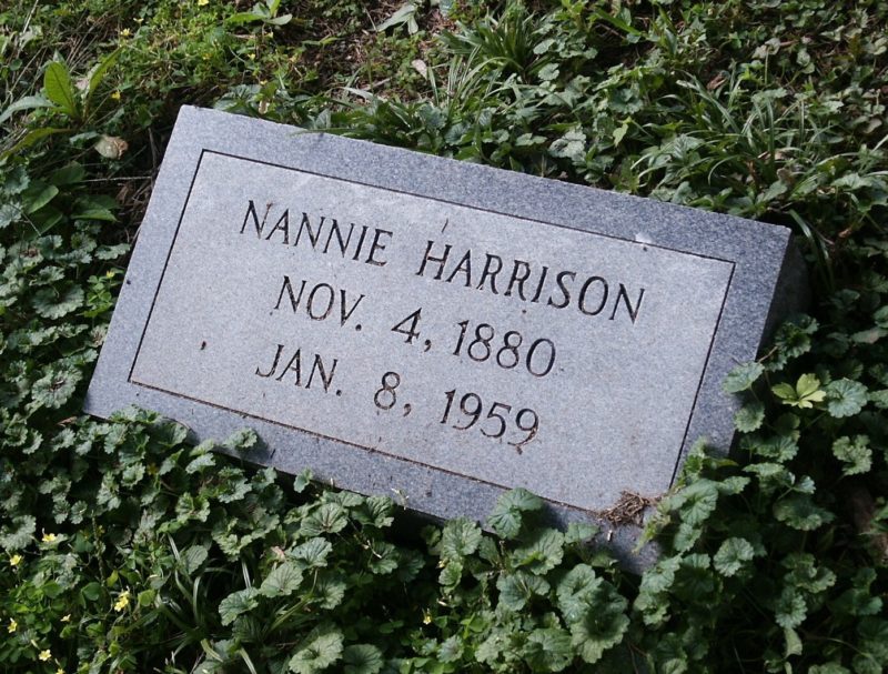 Nancy Lair Taylor Harrison - Headstone