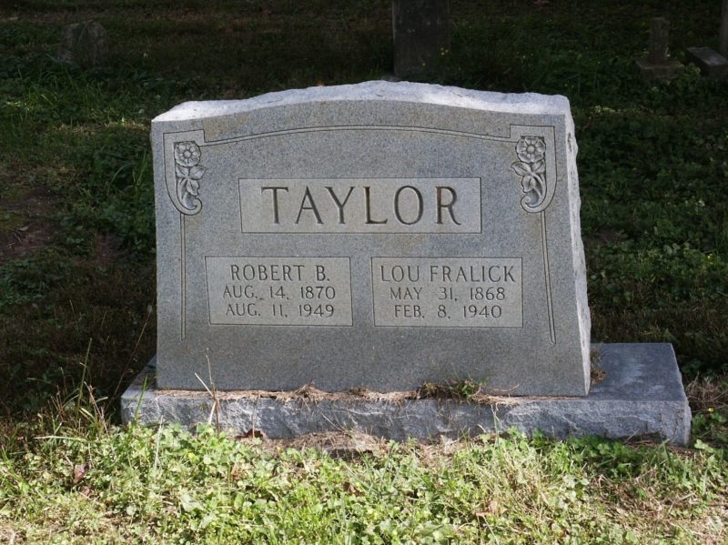 Bob & Lou Taylor (Siblings) - Headstone