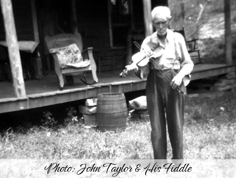Photo: John Taylor & his Fiddle