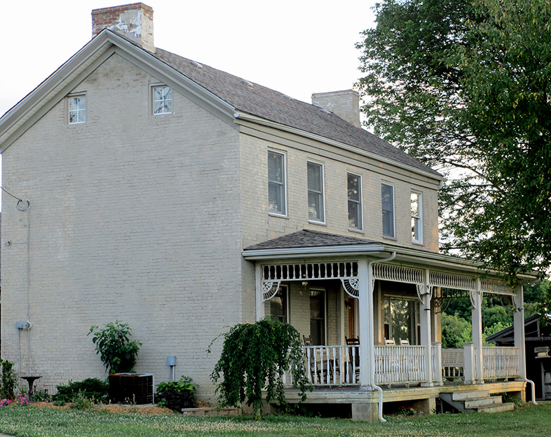 1st house on Ohio farm; former Stagecoach Way house; photo 2012