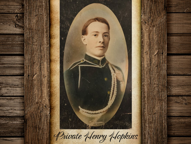 Private Henry Hopkins-Portrait