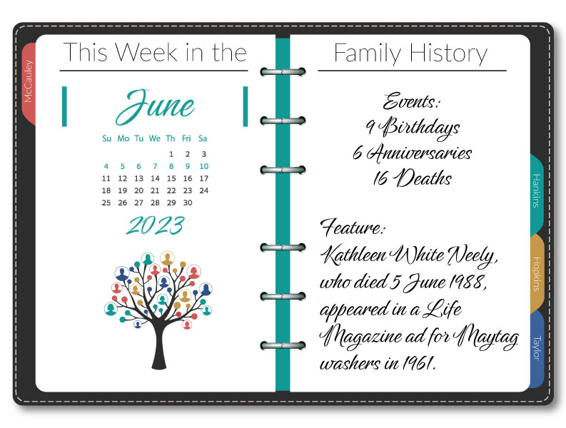 This Week in the Family History, June 4-10, 2023