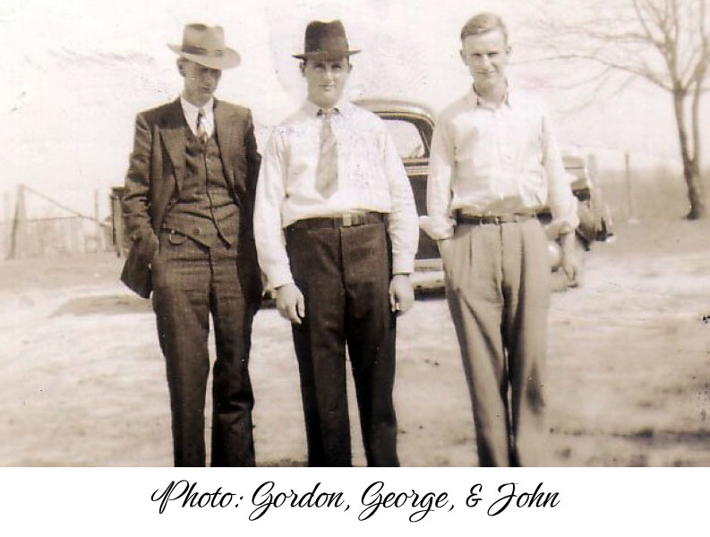 Photo: Gordon, George, & John