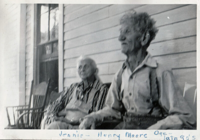 Jennie & Henry Moore, Hopkins County, Kentucky